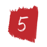 number 5 red2